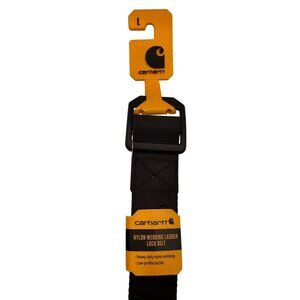 Carhartt Belt Size Large Nylon Webbing Ladder Lock LOGO NWT